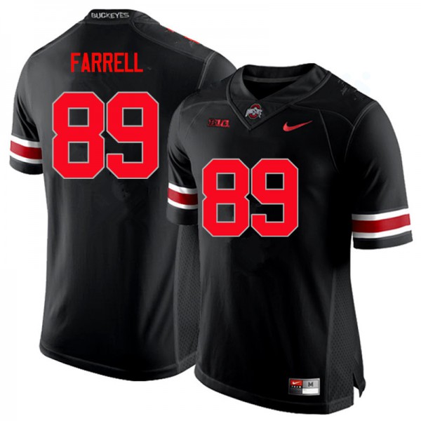 Ohio State Buckeyes #89 Luke Farrell Men Stitched Jersey Black OSU78435